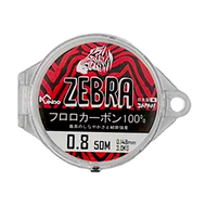 台灣 JiNDO Lure ZEBRA 斑馬 極柔軟 碳纖線 隱形線 前導線 母線 抗UV 耐磨 路亞 釣魚 日本製 0.8號 3kg