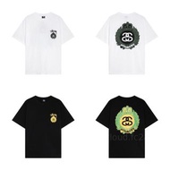 Stussy 2023春夏新款 皇冠雙S數碼印花短袖T恤