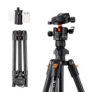K&F K234A0+BH-28 Aluminum Travel Tripod With Mobile Phone Clip
