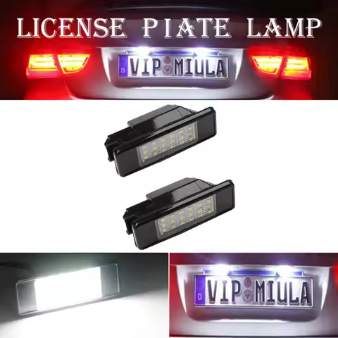 1/2PCS For 106 1007 207 307 308 3008 406 407 508 607 And C2 C3 C4 C5 C6 C8 DS3 License Plate Number 