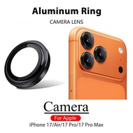 3D Camera Lens Protector For iPhone 17/Air/17 Pro/17 Pro Max 5G Metal Ring Glass With Positioning Pl