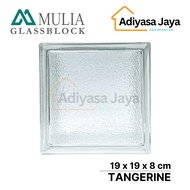 Mulia Glass Block 19 x 19 x 8 cm | Glassblock | Home Divider Wall Glass