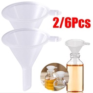 Mini Clear Funnel Plastic Small Funnel Set For Perfumes Powder Cosmetic Oils Lab Bottles O3c0