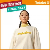 Timberland - 女款寬版Logo長袖套頭上衣