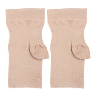 CCW 2PCS Achilles Tendon Heel Protector Compression Padded Sleeve Socks for Bursitis Tendonitis Tend