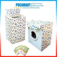 Thick PUCA Washing Machine Cover for 8-11kg Machine, Dust Cover, Sun, Rain Cover, Convenient Washing