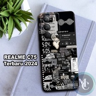CC26 Flexible rubber softcase for Realme C75/aesthetic Motif Realme C75/case Realme C75/case Realme 