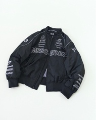 外國優惠預訂 Y-3 AMG 马石油F1车队 联名款 SS26 Petronas F1 logo-detail bomber jacket 刺繡logo 長袖外套