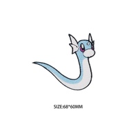[Flight Tribe] Pokémon Mini Dragon Embroidery Badge Cloth Sticker Clothes Decoration Patch Hole Patc