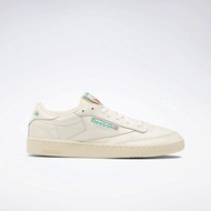 Reebok Club C 85 Vintage Men's Casual Shoes Classic Retro Time Tennis Style Comfortable Beige Green [100000317]