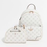PLAYBOY-Backpack White Bunny Series-Beige
