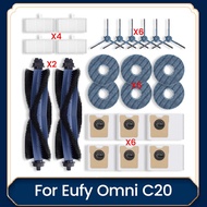 Replacement Parts Kit for Omni C20 Robotic Vacuum–Roller Brushes  Hepa Filters  Side Brushes  Dust B