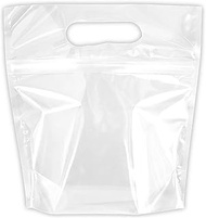HEADS MTO-ZW3 Handbags W7.1 x D2.8 x H7.5 inches (W180 x D70 x H190 mm), Clear, 50 Sheets, Plain Cle
