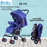 Spacebaby STROLLER Baby CABIN SIZE Automatic Folding | Newborn BABY STROLLER | Cabin SIZE Baby Stroller | Autofold STROLLER | Baby STROLLER Wheels Swivel 360 Folding STROLLER Reclining
