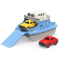 Green Toys Ferry Boat with Mini Cars Bathtub Toy, Blue/White
