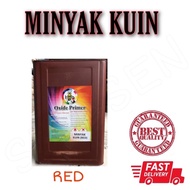 Cat Minyak Kuin Merah 3.5Litre Cap Lebah Cat Kayu,Oxide Primer Paint Bee