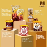 [VIRAL + HOT SELLING] Monstr Chocolate giftbox surprise kookies, brownies, chocojar, pour n dip. Bis