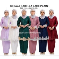 Size S-3XL KEBAYA SABELLEA LACE | Plain LACE KEBAYA | Kebaya IRONLESS PLUS SIZE ️