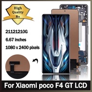 XD จอ LCD OLED สำหรับ Xiaomi Poco F4 GT Redmi จอแอลซีดี K50การเล่นเกมชุดประกอบดิจิทัลสำหรับเล่นเกม K