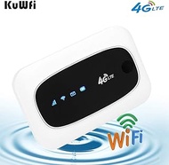 KuWFi 4G LTE Mobile WiFi Hotspot Travel Router Partner Wireless SIM Routers with SD SIM Card Slot Support LTE FDD/TDD Work for MobileOne (M1)/StarHub/Singtel