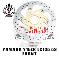 ORIGINAL YAMAHA FRONT DISC PLATE Y125ZR LC135 5S 267MM PIRING DEPAN Y125ZR DISC PLATE YAMAHA Y125ZR