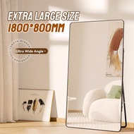 MOK Body Mirror 150-180CM Mirror With Stand Floor-To-Ceiling Wall Mounting Mirror Full Body Metal Bo