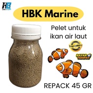 HBK MARINE Pakan Ikan Hias Laut Pelet Ikan Nemo 45GR