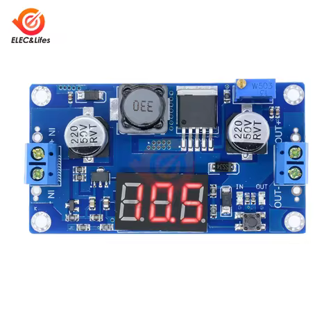 DC-DC XL6009 Digital Boost Step Up Power Supply Module Adjustable 4.5-32V to 5-52V Step-up Voltage R