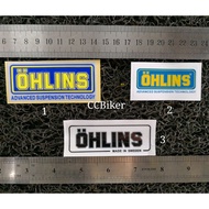 Motor Sticker OHLINS sticker Monoshock
