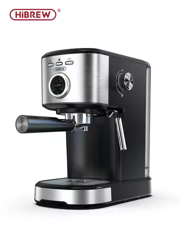 HiBREW Espresso Coffee machine Cafetera Semi Automatic Coffee Maker 20Bar Visual Temperatura H5A