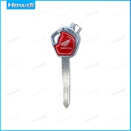กุญแจมอเตอร์โลหะเปล่าสำหรับ Honda RS150R Rs150r-Left Blankkey-พร้อมแม่เหล็ก3อัน