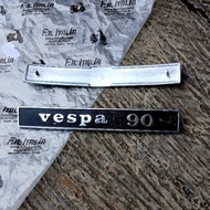 Vespa 90 FA Italy Writing Emblem