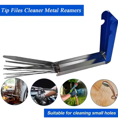 Welding Cutting Torch Nozzle Needles Kit 13 In 1 Tip Files Cleaner Metal Reamers Soldering For Clean