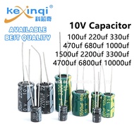 5-50PCS 10V DIP Aluminum Electrolytic Capacitor 100uf 220uf 330uf 470uf 680uf 1000uf 1500uf 2200uf 3