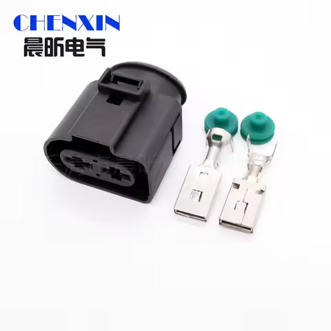 2 Pin 9.5mm Auto waterproof connector Power Pump plug 1J0 971 955 1K0971955 4B0971955 1K0971055A for
