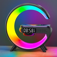 G63 4in1 Wireless Speaker LED Atmosphere Light RGB Bluetooth Speaker Table Lamp Over 10 Modes Light