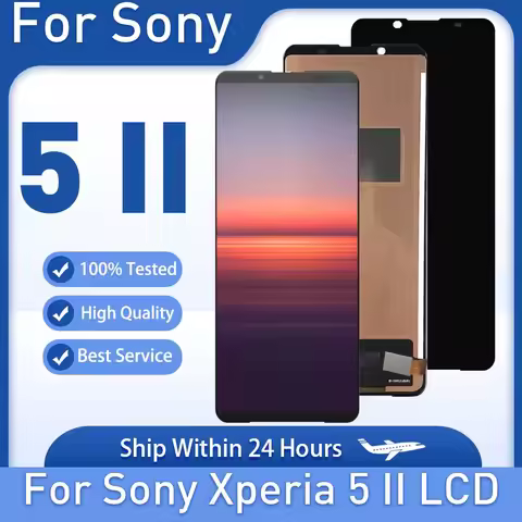 For Sony Xperia 5 II 6.1'' TFT Display Touch Screen Digitizer Assembly SO-52A XQ-AS52 XQ-AS62 XQ-AS7