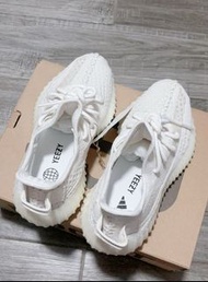 adidas originals Yeezy Boost 350 V2 冰淇淋 Bone 織品 男女同款 白色