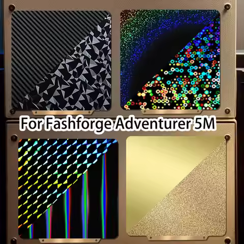 For Flashforge Adventurer 5m Bed Sticker Ad5m Plate 235x235 PEI Spring Steel Sheet For Flashforge Bu