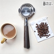 Non-Pressurized Portafilter E61 Stainless Steel 304 58mm Wood