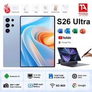 Original S26 Ultra Tablet 5G Android Tablet with keyboard pen 12+512GB Tablet Dual Sim Gaming Tablet