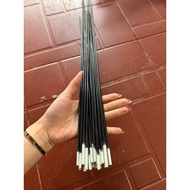 2 original solid glass rods 4mm-50cm and 5mm-60cm to make genuine 1m7-2m kite tails
