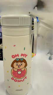 全新donut 聯成百老匯電器軟身水樽 Oh My Donut