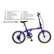 [ New] Sepeda Lipat Odessy 20 72 New 7 Speed Folding Bike Murah Harga