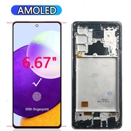 New AMOLED Display For Samsung Galaxy A72 4G LCD Display Touch Screen Digitizer Assembly For Samsung