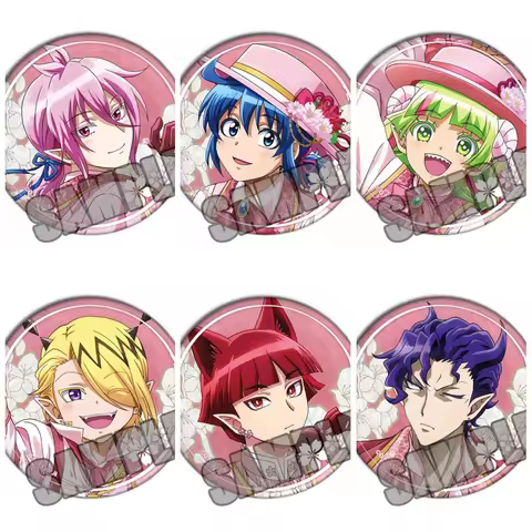 58mm Anime Welcome to Demon School Iruma-kun Sullivan Sabnock Saburo Cosplay COSTUME Badge Pin SPTE