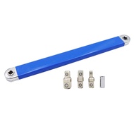 Offset Extension Wrench Tight Spaces Extension Tool with 1/2inch 1/4inch and 3/8inch Drive Adapters 