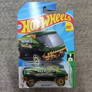 Hot Wheels Baja Bison T5 - Green - Track Stars (143/250 - 2023 - HW GREEN SPEED 7/10) - Dented Blist