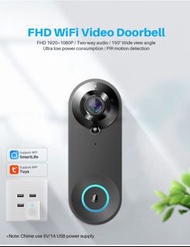 #消費劵 NETEC W3 HD SMART WIFI DOOBELL 智能可視門鈴