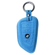 BETTERHUMZ Car Key Case Cover Alcantara For BMW G20 G28 G30 G38 X1 X3 X4 X5 F25 F26 F30 F20 F10 F07 Keycase Cover Access
